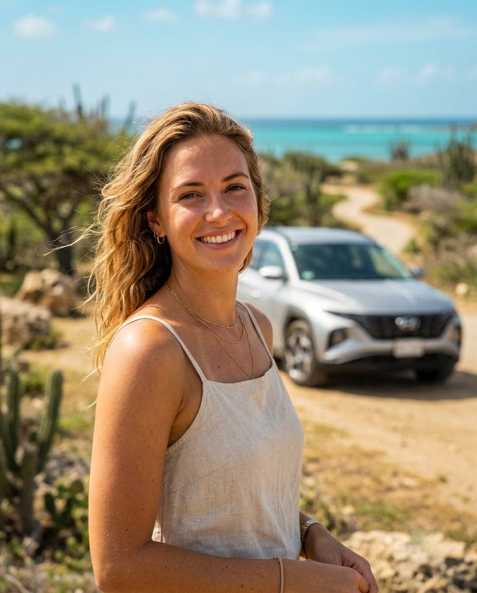 Sunshine Car Rental team in Oranjestad, Aruba